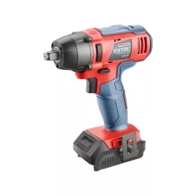   EXTOL PREMIUM akkus ütvecsavarozó, Share20V, 1/2" négyszög, Li-ion; 1db 20V akku: 2000 mAh, 1db töltő, ford.: 2.400 1/min, 180 Nm