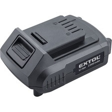 EXTOL tartalék akku 20V, Li-ion, Share20V, 2000mAh