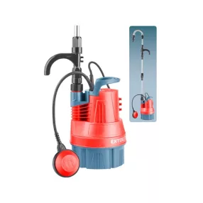   EXTOL PREMIUM esővíz (hordóürítő) szivattyú tiszta vízhez, úszókapcsolóval, 350W, szállító teljesítmény: 5m3/h, max. száll. 11 m