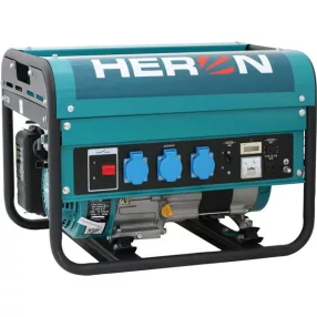   HERON benzinmotoros áramfejlesztő, max 2300 VA, egyfázisú (EGM-25 AVR);
