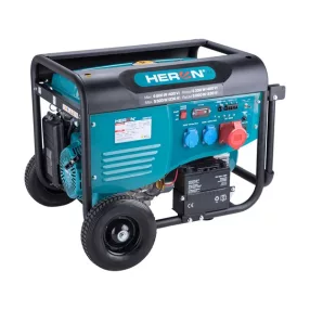   HERON benzinmotoros áramfejlesztő, max 6000 VA, háromfázisú, önindítós