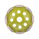 EXTOL CRAFT gyémántcsiszoló korong; 125mm×22,2mm, egysoros