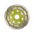 EXTOL CRAFT gyémántcsiszoló korong; 125mm×22,2mm, kétsoros