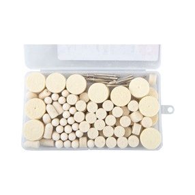   EXTOL CRAFT mini polírozó klt. 3,2 mm befogás, 120 db, 3 féle fejforma, gyapjú filc