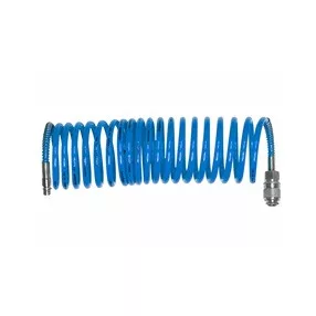   EXTOL CRAFT légtömlő spirál kompresszorhoz, 10m, 8 Bar, belső/külső átmérő: 6/8mm, PE, 1/4" gyorscsatlakozóval